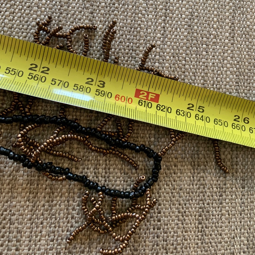 LONG LENGTH Stunning Hand Beaded necklace - Picture 4 of 7
